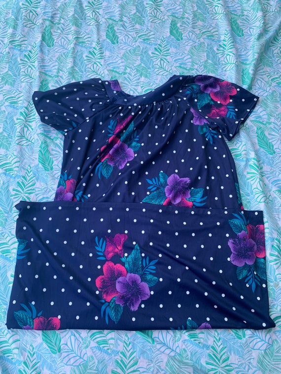 Blue Polka Dot Housedress - image 2