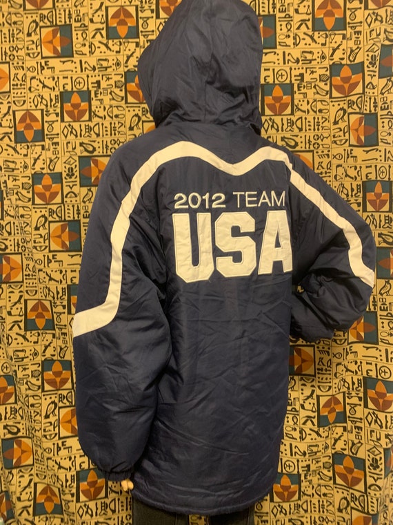 2012 Team USA Olympic Blue Puffer Coat - image 1