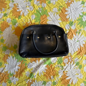 Etienne Aigner Blue Leather Purse