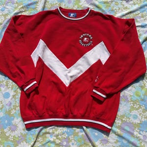Starter Indiana University Basketball Red Sweatshirt