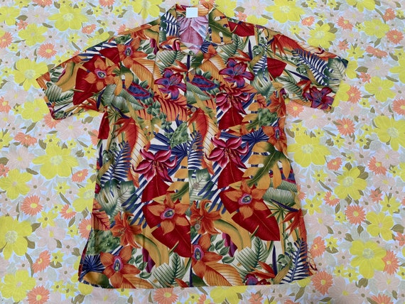 Fashion Seal Tropical Button Up Shirt