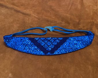 R.J .GRAZIANO Vintage 80\'s Perforated Navy White Wide Leather Belt R.J. Graziano Belts for Women on Sale up to 90% Off: Poshmark main image 3