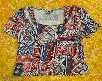 ラハテ ファンキー レトロ クロップトップ
