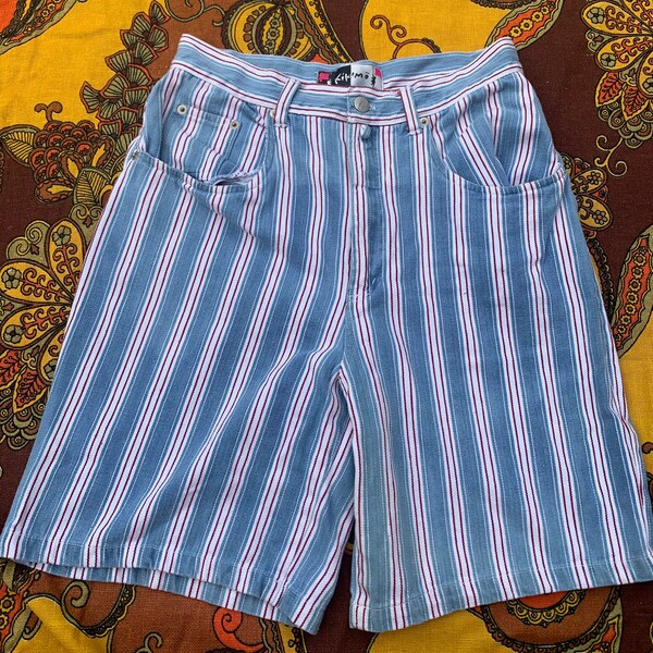 Kikomo Retro Striped Shorts