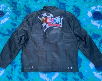 Nascar Racing Nextel Cup Leather Jacket - Etsy