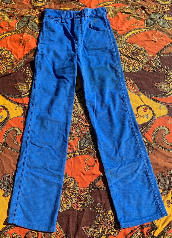 Wrangler Blue Corduroy Kids Pants - image 2