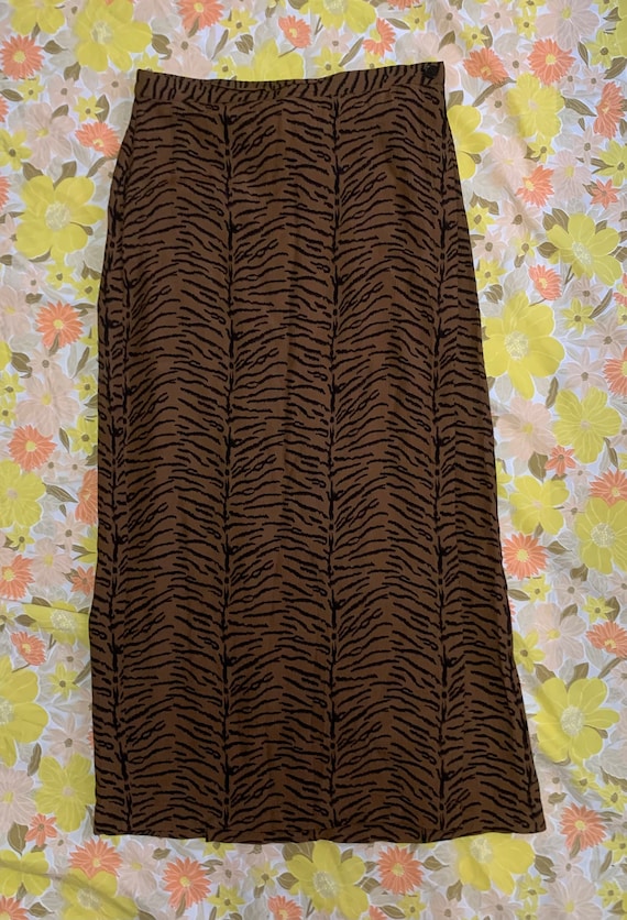 Jones New York Tiger Pattern Skirt