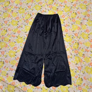 Black Long Length Slip Skirt