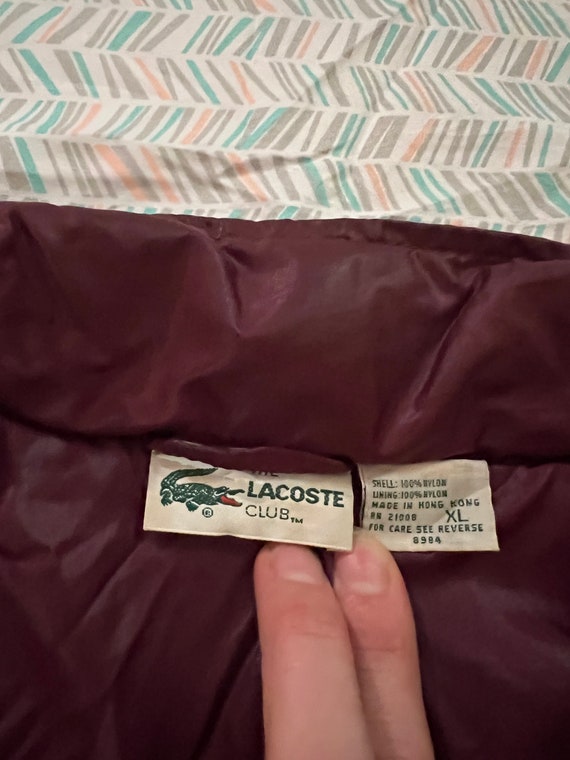 Lacoste Crimson Windbreaker Jacket View 3