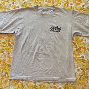 Gecko Hawaii Vintage Striped Tee