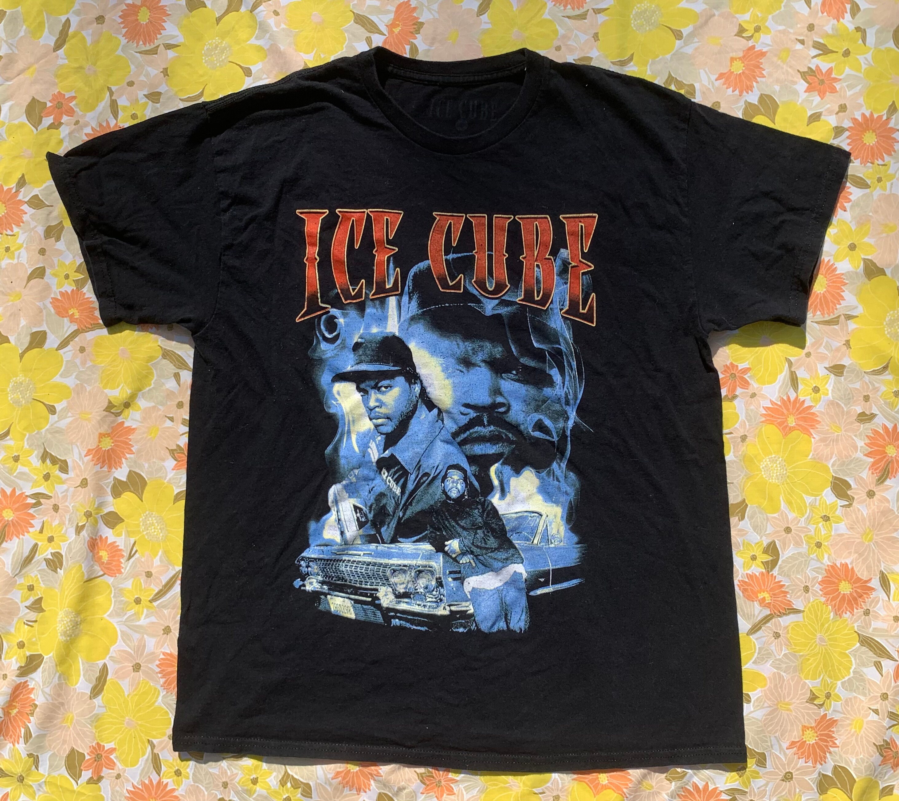 Ice Cube Black Tee - Etsy, image size:2926x2606