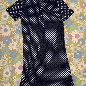 NPC Fashions Blue Polka Dot Dress