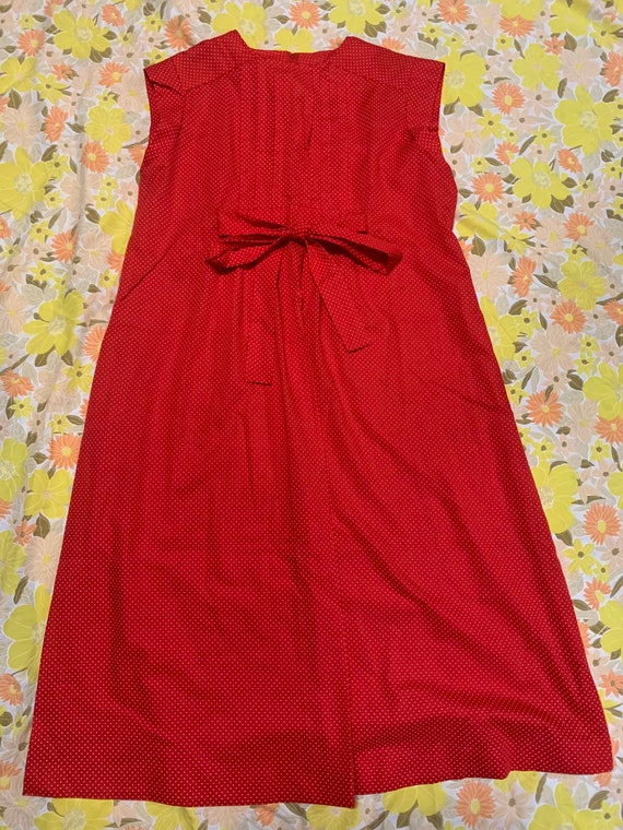 Mainberry California Made Red Polka Dot Dress - image 1