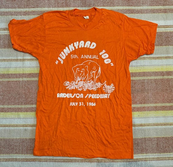 Junkyard 100 5th Annual Anderson Speedway Single Stitch Shirt