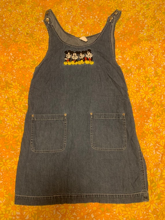Disney Store Mickey Mouse Overall Skirt