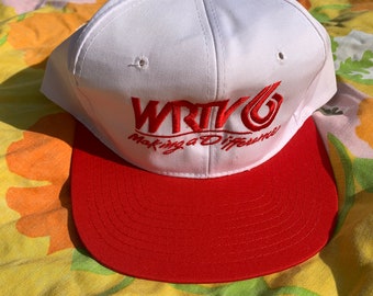 WRTV6 Red & White Hat