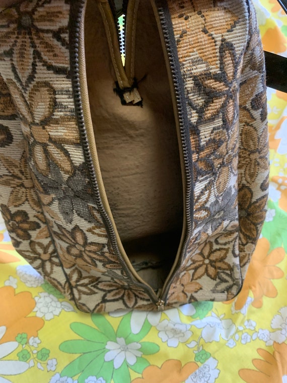 Vintage Garden Hand Purse Brown main image 1