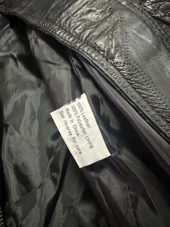 Roadpro Black Patchwork Leather Jacket - image 4