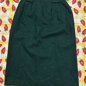 Nell Flowers Wool Blend Skirt