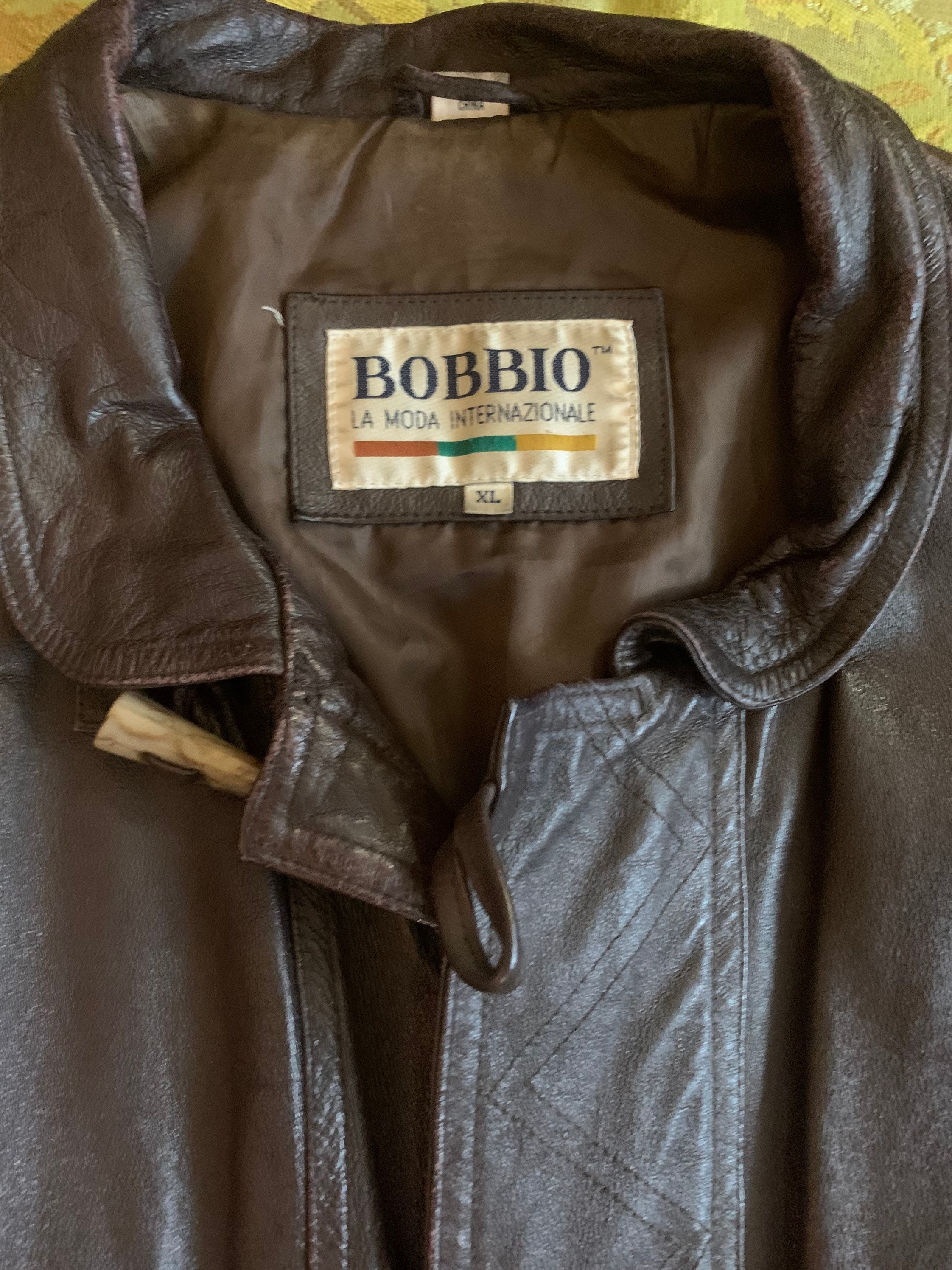 Bobbio La Moda Internazionale Leather Coat