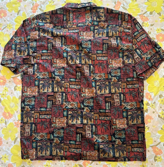 Tori Richard Multicolor Abstract Button Up Shirt - image 3
