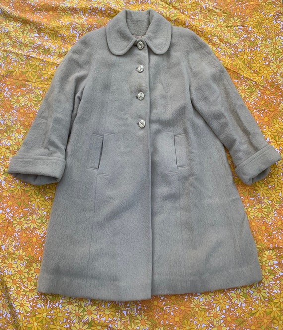 Vintage Tan Wool Pea Coat