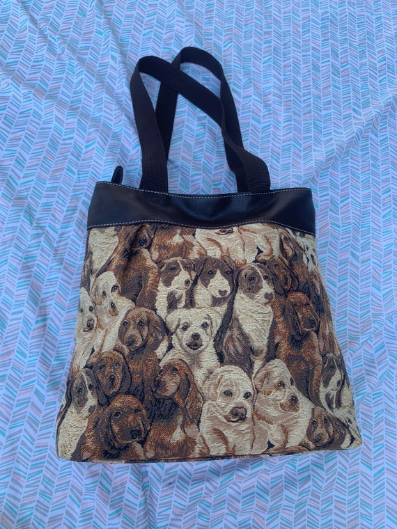 Labrador Dog Pattern Quilted Purse