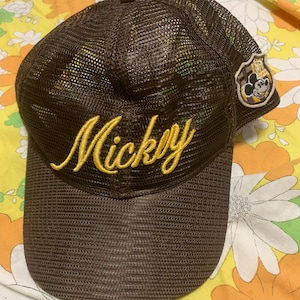 Disneyland Mickey Brown mesh hoed