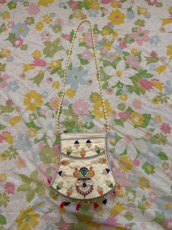 Peacock Pattern Boho Purse - image 1