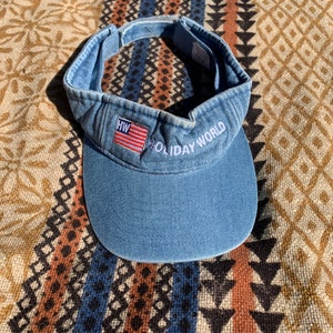 Holiday World Denim Visor Hat