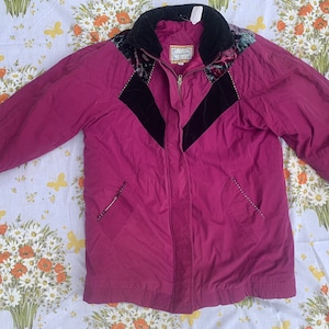 Current Seen Vintage Magenta Coat
