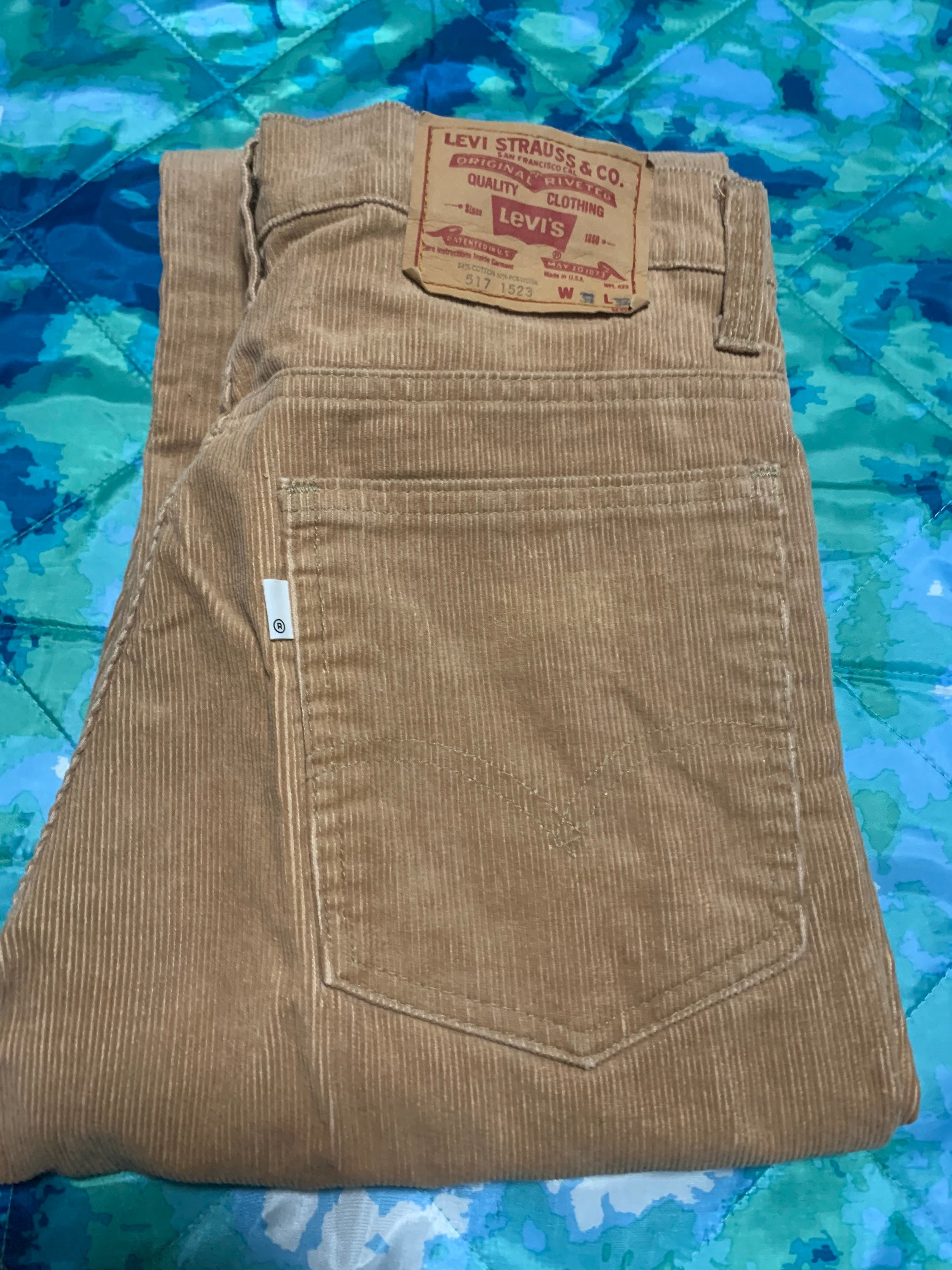 Levi Strauss Tan Corduroy Pants - Etsy