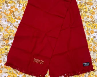 USMC レッド アクリル スカーフ