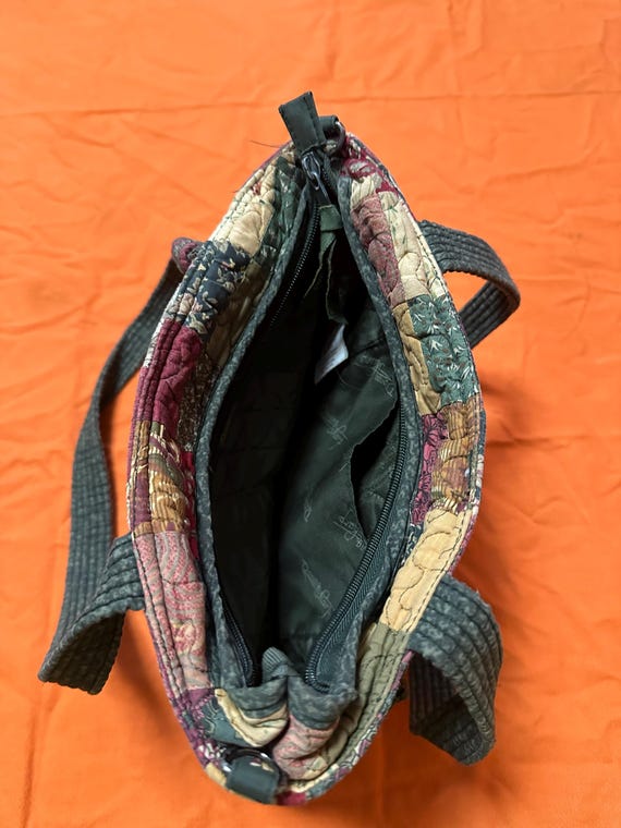 Donna Sharp Patchwork Purse With Tassel - image 2