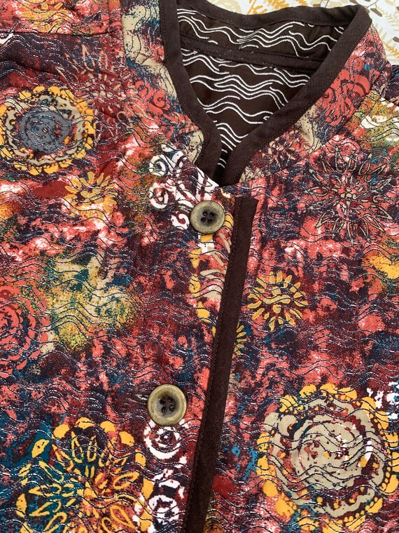 Abstract Pattern Reversible Blazer - image 3