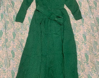 Green Vintage Three Piece Dress