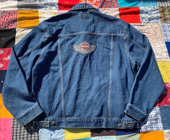 Harley Davidson Lee Sport Denim Jacket - image 1