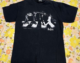 Vintage 90's the Beatles Hey Jude All Over Print Single Stitch T