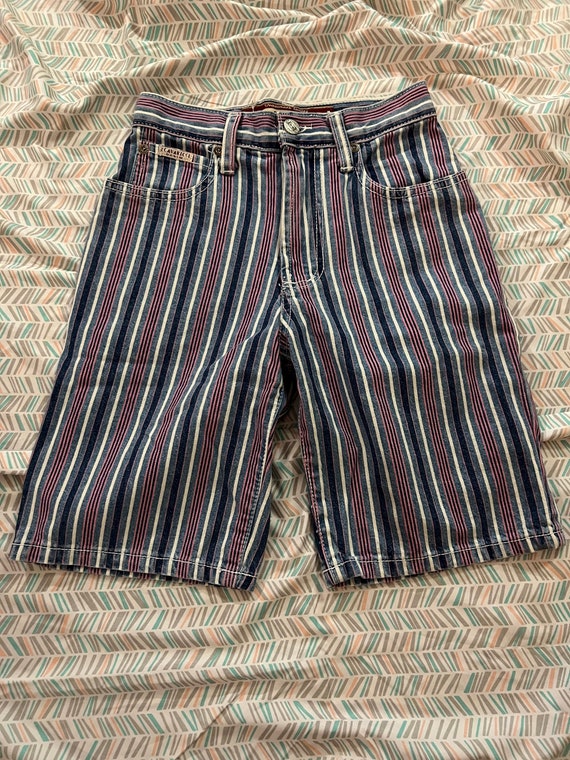 Z. Cavaricci Striped Vintage Shorts