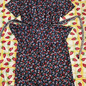 1980s Funky Floral Dress