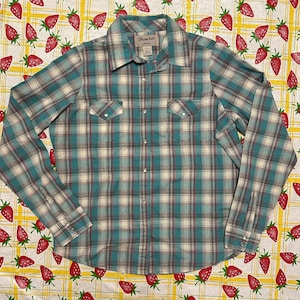 Wrancher by Wrangler Plaid Button up
