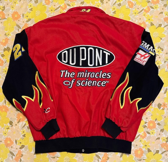 Dupont Jeff Gordon Flame Sleeve Nascar Jacket - Etsy