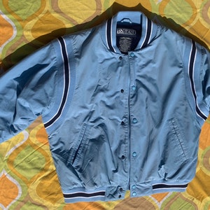 Lands End Blue Bomber Coat