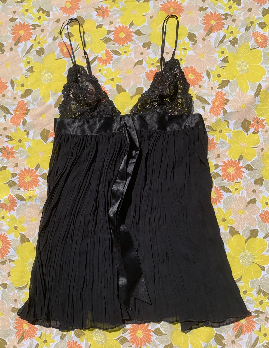 Victorias Secret Black Babydoll Lingerie - Etsy