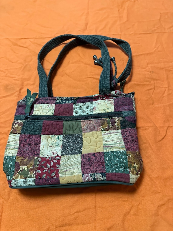 Donna Sharp Patchwork Purse With Tassel - image 1