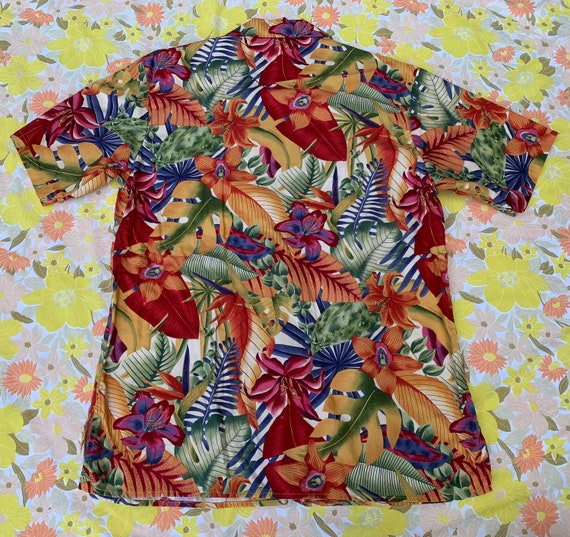 Fashion Seal Tropical Button Up Shirt View 3