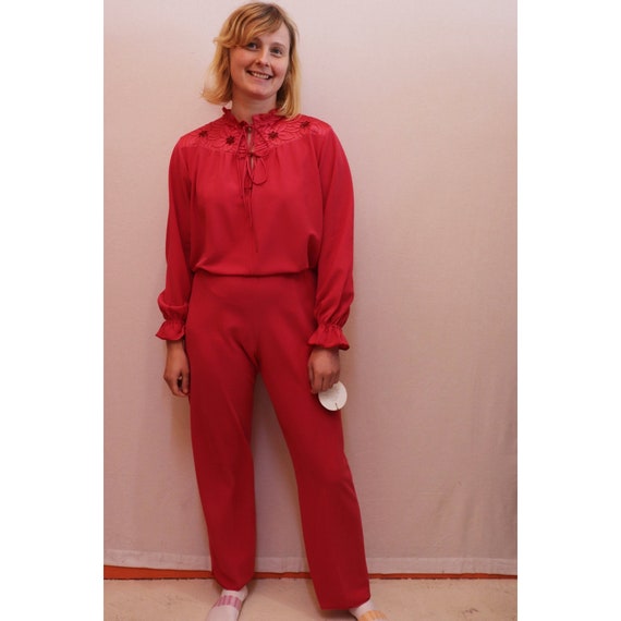70s/80s pink pyjamas