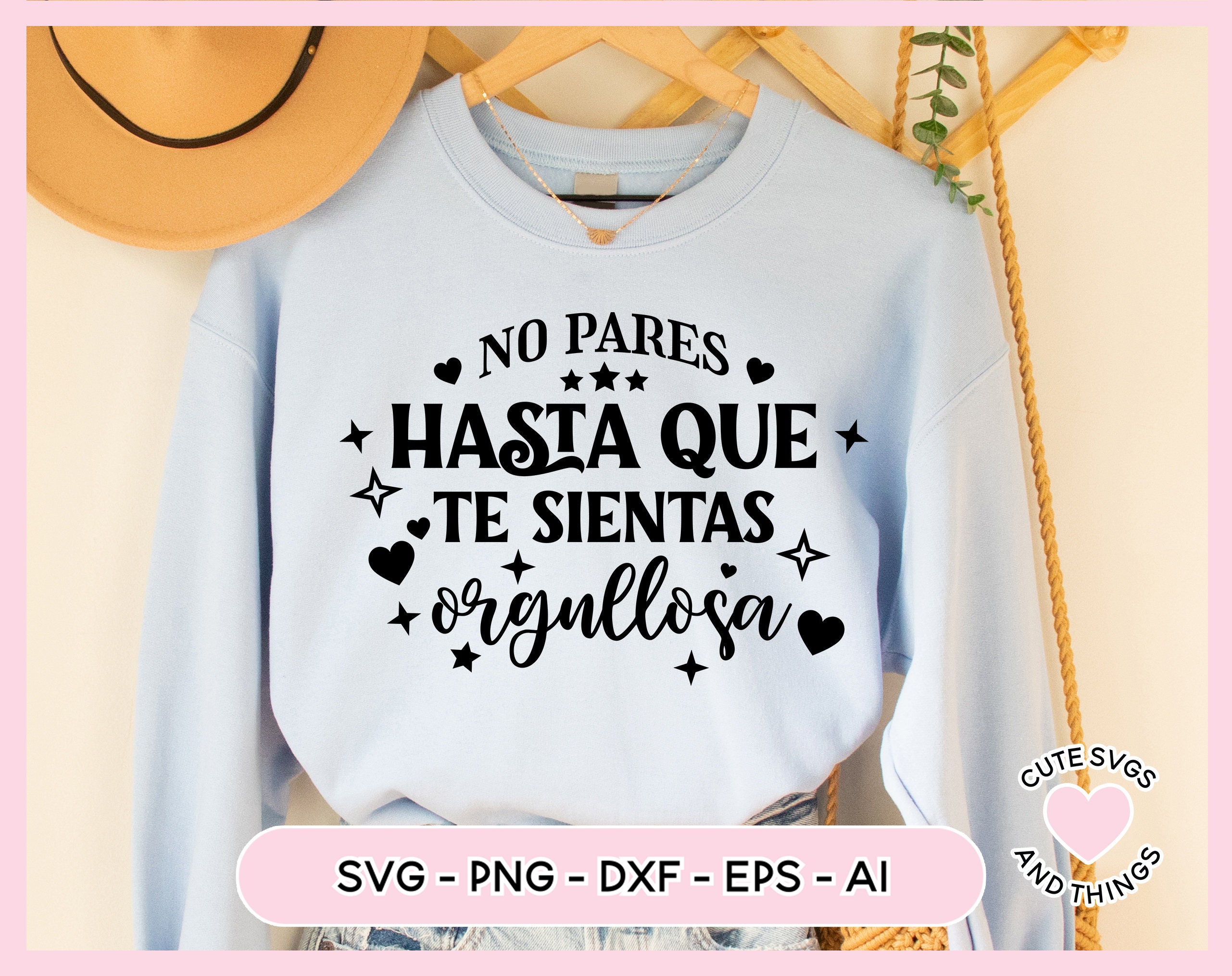 No Te Detengas Hasta Que Te Sientas Orgullosa www.etsy.com