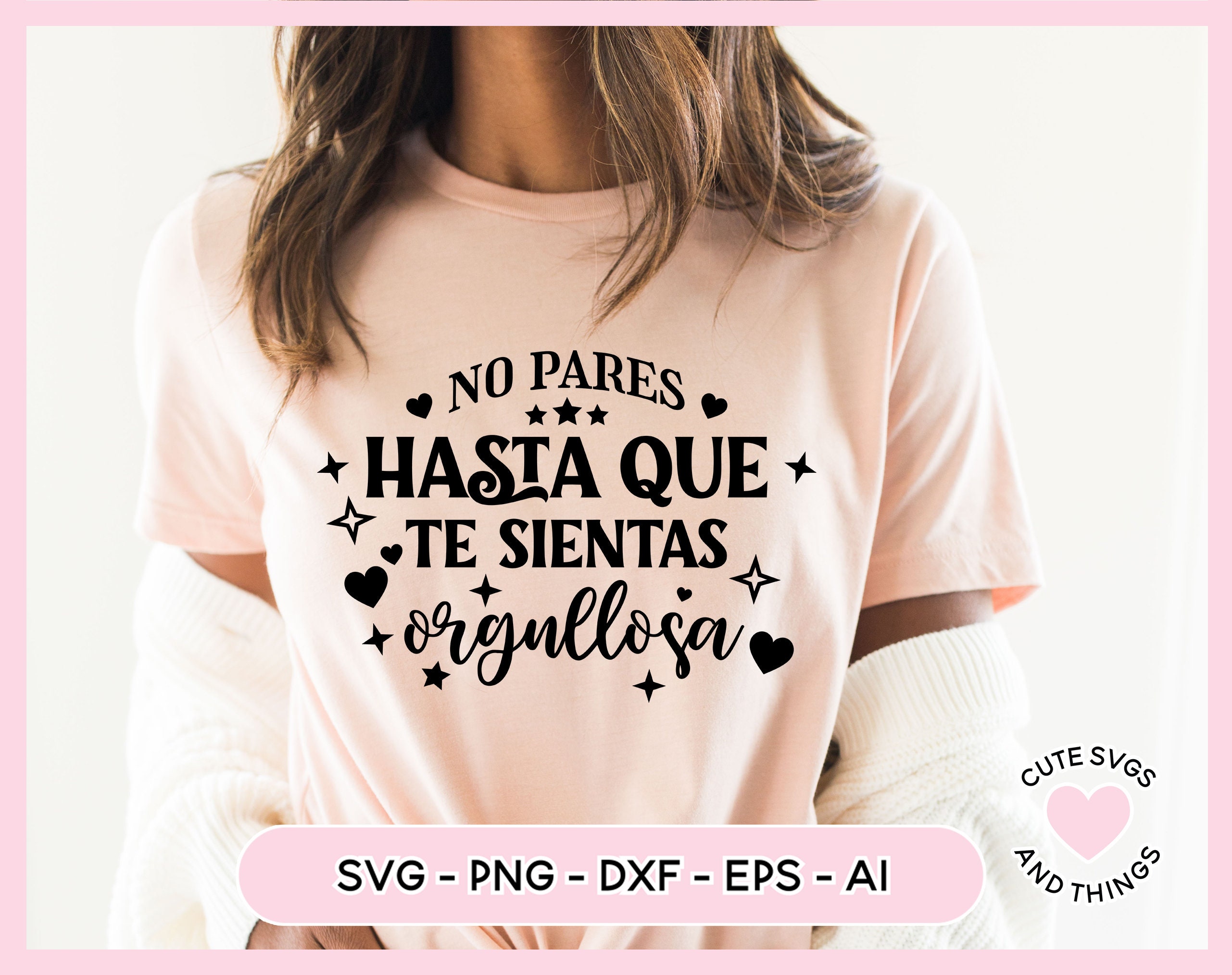 No Te Detengas Hasta Que Te Sientas Orgullosa www.etsy.com