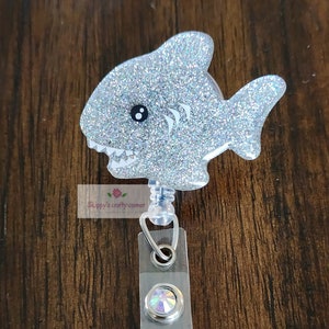 Baby shark badge reel| shark badge reel| animal badge reel| summer badge| retractable badge reel| nurse badge reel| badge reel shark